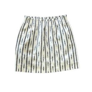 J. Crew Black and White Mini Skirt